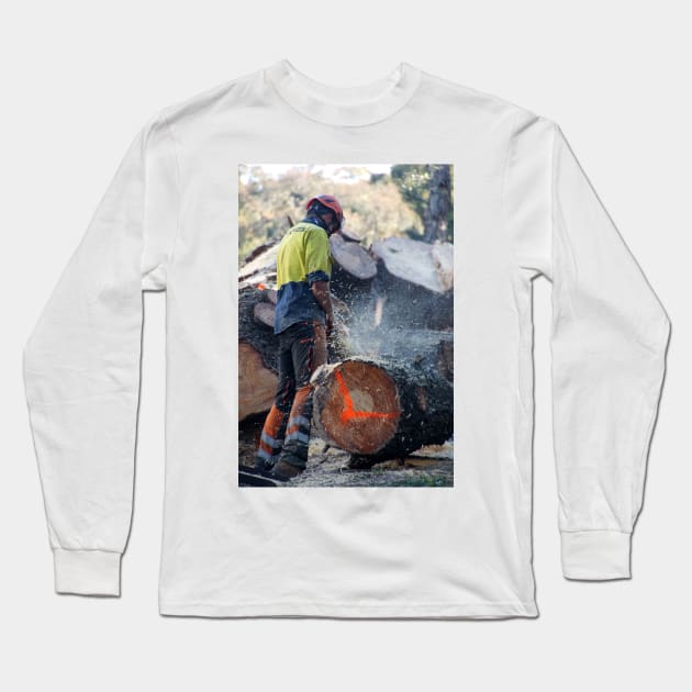 Tree Fella - by South Australian artist Avril Thomas Long Sleeve T-Shirt by MagpieSprings
